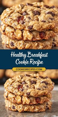 Start your day with these Healthy Breakfast Cookies! Packed with wholesome ingredients like oats, nuts, and dried fruit, these cookies are a perfect grab-and-go breakfast or snack. They’re nutritious, delicious, and super easy to make! 😋 #HealthyBreakfastCookies #MorningTreats #HealthySnacks