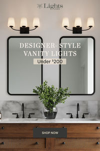 Our collection of wall lights offers sconce and vanity fixtures that add ambiance and texture to your home lighting. Featured in modern, elegant silhouettes, you can outfit the wall with stylish lights that match your home’s feel.