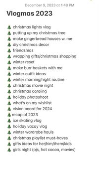 christmas vlog ideas for youtubers 2023 | vlogmas ideas | vlog ideas | small youtuber inspo | youtube content ideas | ideas for content creators | youtube vlog ideas | holiday content for yt | small youtubers | vlogtober ideas | growing youtube channel | youtube tips