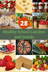 Kids will love these school lunch and snack ideas ( Adults too) #school-lunch #school-snacks