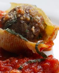 Meatball Stuffed Shell Pasta Recipe by Tasty