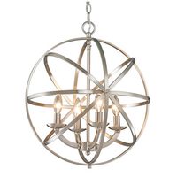 Z-Lite Aranya Brushed Nickel 4-light Chandelier | Overstock.com Shopping - Great Deals on Z-Lite Chandeliers & Pendants