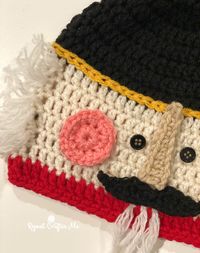 Crochet Nutcracker Hat - Repeat Crafter Me