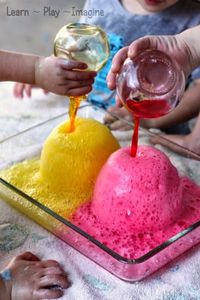 Awesome science experiment and color mixing activity for kids.