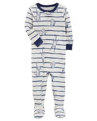 1-Piece Monkey Snug Fit Cotton PJs