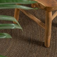 Add some coastal flare to your entryway, office, or bedroom with our braided circular jute rug. The rug's casual and cottage-style design makes for the perfect way to warm up any space. With a low-pile, this rug to easy to maintain and perfect for any busy family home.