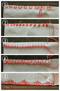 DIY 5 Blanket Stitch Variations and Tutorials... | True Blue Me & You DIYs for Creatives