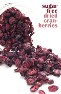 Making dried cranberries at home is easier than you think! These sugar free dried cranberries are perfect for all of your keto baking. #driedcranberries #easyketo #ketodiet #sugarfree #homemade #cranberries #cranberryrecipes