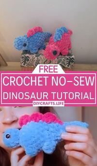 Cute Crochet Dinosaurs Amigurumi Patterns In Different Colors - DIY Crafts