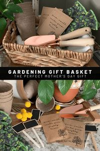 To honor the changing of the seasons, I am sharing how to make the perfect spring gardening gift basket - just in time for Mother's Day and Earth Day! The beauty of this gardening gift basket is its versatility. You could also assemble it for a spring birthday gift, housewarming gift, teacher gift, or 'just-because' gift. I’ll show you tons of inspiration for customizing this gift basket for any recipient!