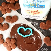 No chill gluten free chocolate roll-out sugar cookie recipe