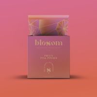 Saskia | Branding & Webdesign on Instagram: “✨Make up packaging for Blossom. I’m in love with these colours. The mosaic pattern goes so well the gradient. I just love how everything…”