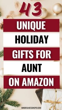 Discover 43 amazing Christmas gifts for your aunt. Thoughtful and unique Christmas presents for aunt to make her holiday special and show love and appreciation! Christmas gift guide for aunt