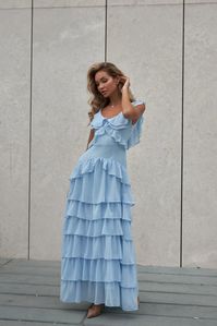 Our iconic Dreams Dress is back in blue. We wanted this collection to represent the most dreamy of - Anne Louise Boutique