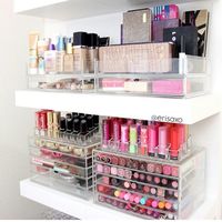 Great way to organize makeup