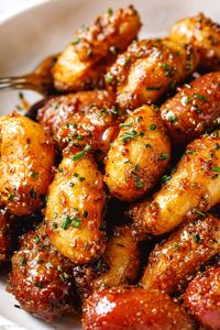 Honey Mustard Potatoes - #honey #mustard #potatoes #recipe #eatwell101 - The flavor combination makes these Honey Mustard Potatoes one of the best side dishes we have on here! - #recipe by #eatwell101®