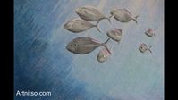 Do you like images of underwater scenes? Would you would like to see these scenes on on everyday items that you use? This coloured pencil drawing of a small school of silver trevally swimming off Manly, NSW is one image which is available on everyday items.