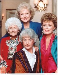 Ok...I know this makes me look like some kinda old lady, but the Golden Girls is classic tv....my comfort show