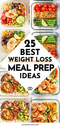 If you’re on the hunt for meal prep for weight loss that isn’t super restrictive, I’ve got you. These super-nutritious meals are loaded with protein and healthy fats and are delicious and tasty enough to keep you satisfied!