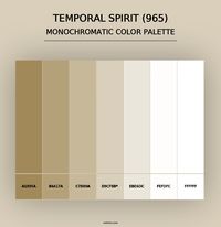 Temporal Spirit (965) - Monochromatic Color Palette