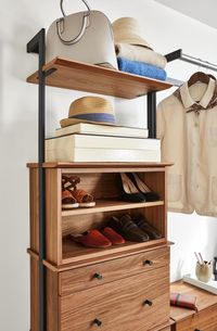 Create your dream closet with the Room & Board Beam storage collection.