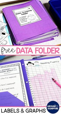 Teach your 1st, 2nd, and 3rd grade students to monitor their own progress and take ownership of their learning using data folders. Simple and effective classroom management tips for using data folders in the primary classroom.