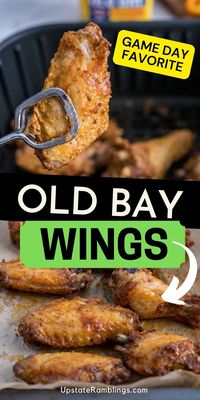 Old Bay wings are a delicious and flavorful twist on traditional chicken wings. The Old Bay seasoning gives them a bold and spicy taste, perfect for game day!