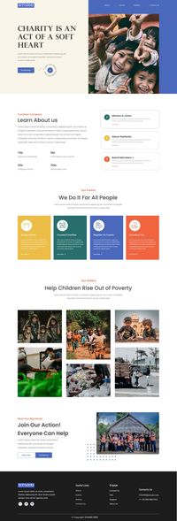 #landingpage #ngo #charity donation