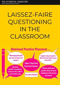 I really love Kate Jones's retrieval practice placemat for a few reasons and you will too. #CultofPedagogyPin