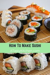 A beginners guide to making delicious homemade sushi.