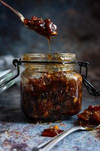 This Maple Bourbon Bacon Jam Recipe will take your cooking to the next level. It's loaded with sweet, sticky, bacon and bourbon flavors.