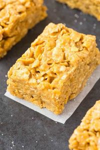 peanut butter cornflake bars.