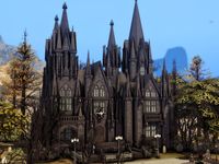 The Sims Resource - Vampire Gothic Castle with Dungeon