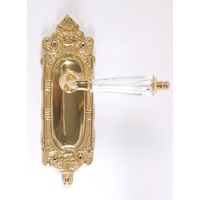 BRASS Accents Victorian Double Dummy Door Lever | Wayfair