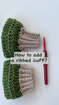 Angelina on Instagram: "How to add a ribbed cuff? In this example, I’m attaching slip stitch (sl st) ribbing. One row per stitch. Row 1: Make a slip knot and attach the yarn to the first stitch on the sleeve. Ch your cuff length. You can change the number of chains depending on how long you want the cuff to be. Make 1 slip stitch in the second stitch from the hook, and 1 slip stitch in each chain. Then make 1 slip stitch in the next stitch on the sleeve edge. This is how we attached the row to the edge. Make 1 more slip stitch in the next stitch on the sleeve edge. Turn your work. Row 2: 1 slip stitch into back loop only (BLO) of each stitch across. Then make Ch 1 and turn your work. For the next rows repeat: - 1 slip stitch into BLO of each stitches across. - 1 slip stitch in the ne