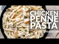 Chicken penne pasta is a quick and easy dinner that is delicious, rich, creamy, and flavorful. It’s a family favorite that’s ready in under 30 minutes.