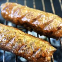 A classic gluten free and vegan sausage recipe made with TVP, oats, flax and spices. Use the basic vegan sausage recipe to make vegan Italian sausage, vegan breakfast sausage, and vegan beer brats.