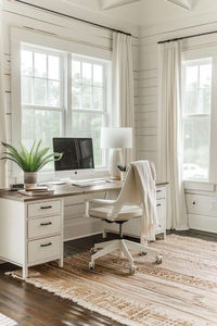 45 Cozy and Charming Farmhouse Office Ideas. Looking to create a cozy and charming workspace? These farmhouse office ideas blend comfort and charm for a delightful office environment.