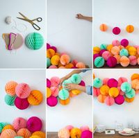 Honeycomb Garland DIY | Oh Happy Day!