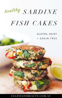 This Sardine Fish Cakes Recipe is a tasty way to enjoy your Wild Planet Sardines!