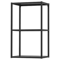 ENHET Wall fr w shelves, anthracite, 18x12x30" ENHET series makes it easy to start fresh in the kitchen, bath or laundry. This frame keeps things out in the open. Make it your own by choosing frame color and putting your jars and bottles on display.