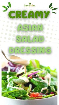 I have been enjoyed a daily green salad and I have been preparing different homemade salad dressing recipes that are vegan, gluten-free and tasty, this sesame salad dressing is to die for! | Asian Salad Dressing | Creamy Oriental Salad Dressing | Creamy Asian Salad Dressing