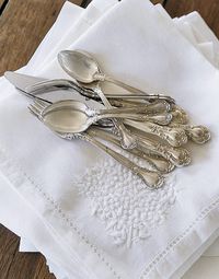 Family Silver and Linens