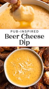 Rich and oh-so-cheesy, this creamy beer cheese dip is equal parts easy and delicious. Made from a buttery roux seasoned with garlic and paprika, with a touch of spicy brown mustard, lots of sharp cheddar, and all the flavor of your favorite beer. Ready in roughly 15 minutes, it's perfect for an appetizer, party food, or game-day snack.