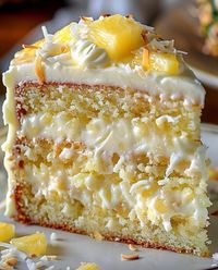 Pineapple Coconut Dream Cake