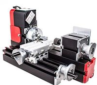 Features: Application:Wood, plastic, soft metals (aluminum, copper, etc.). Softwood, hardwoodYou can use the three-jaw chuck or collet (1 ~ 6mm) clamping the workpiece, center gongs high 25mm, center distance of 135mm.Motor speed:20000rev/minThe transformer has over-current, over voltage, over temperature protection.1 YEAR WARRANTY: If you have any issues with this product, please feel free to contact usDetails: Parameter: 1.Input voltage:12VDC 2.Input current:2A 3.Power:24W 4.Motor speed:20000rev/min 5.Processing materials length: 135mm. 6.Processing materials maximum diameter: 45mm. 7.The transformer has over-current, over voltage, over temperature protection.  Package Included: 1 x Set Miniature Metal Multifunction MachinePackage Dimensions: 218x345x3878