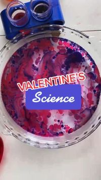 Try out this smart science activity to do with your little ones to start learning about the properties of oil and water and how they don’t mix! This is a quick and easy experiment to do and it makes the prettiest water. Throw in some Valentine’s Day loose parts to decorate our water with and called it a day!