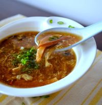 Hot and Sour Soup - A Chinese Takeout "Standard" by thewoksoflife.com