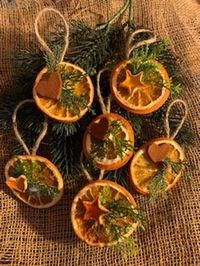 Dried Orange Slice Ornaments - Etsy