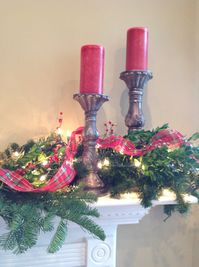 christmas mantle decor